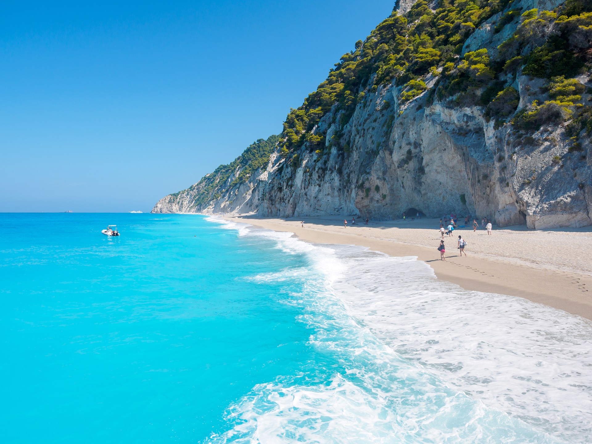 Playa de Egremnoi, Lefkada