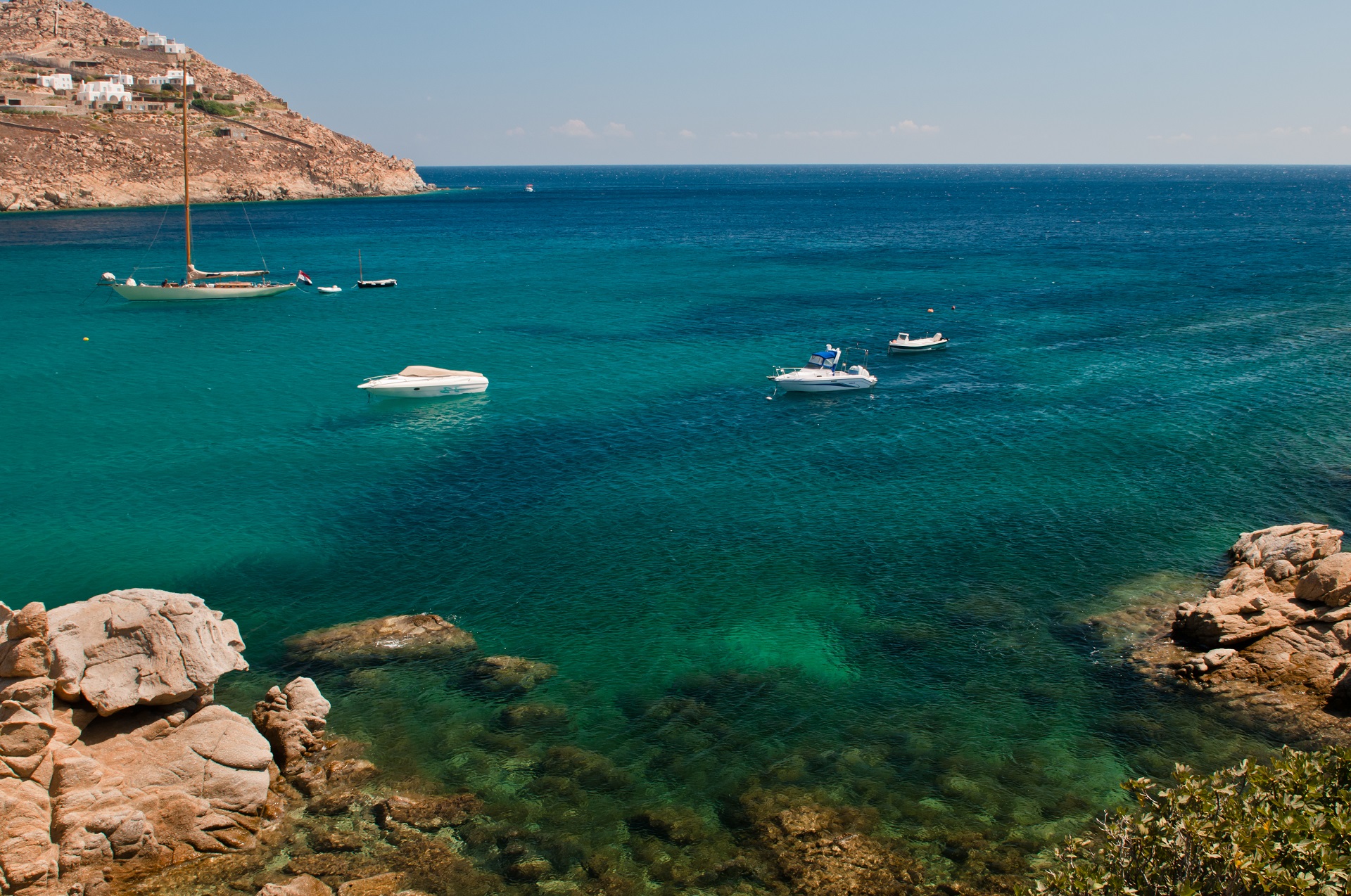 Super Paradise beach of Mykonos, Greece