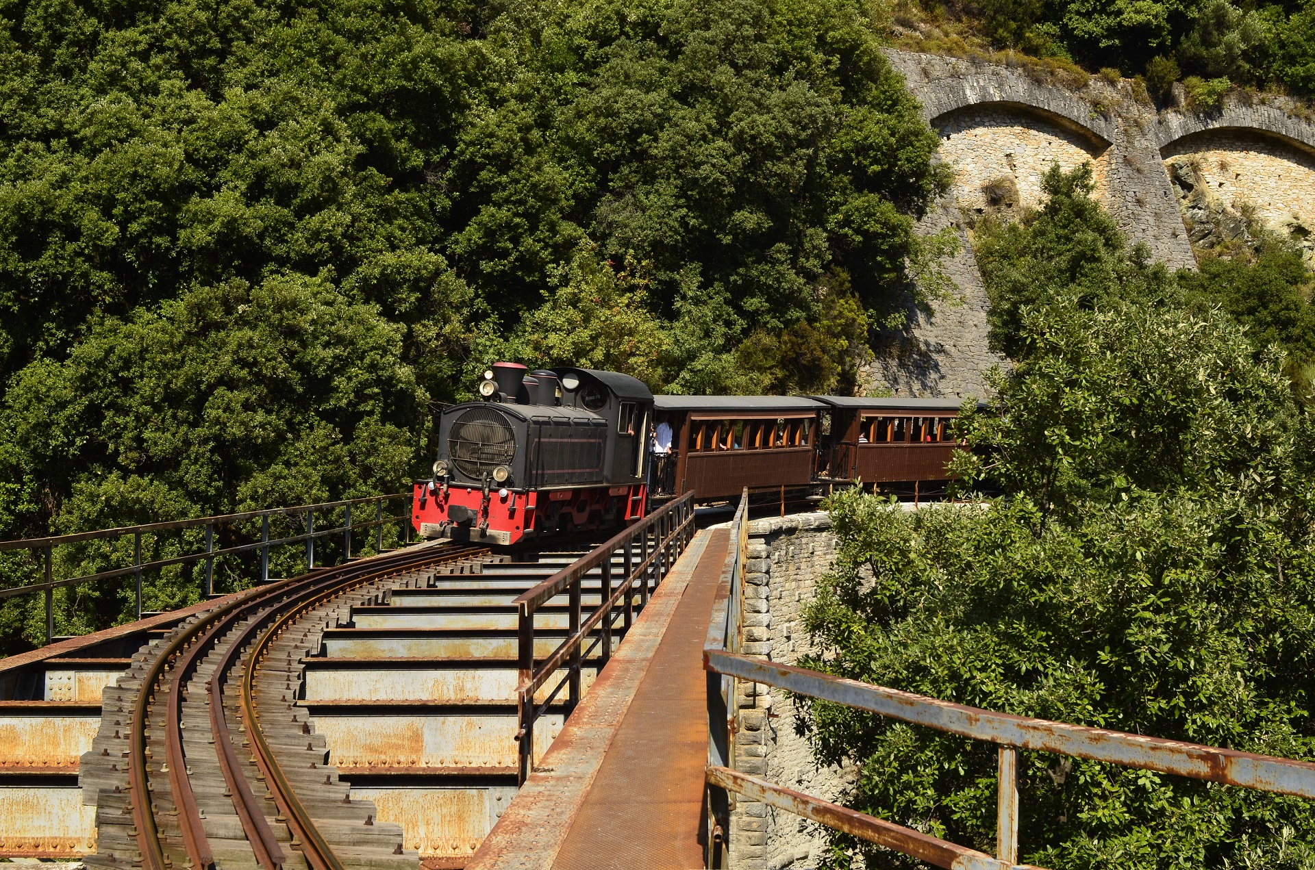 Montzouris-Smudgy train - Pelion