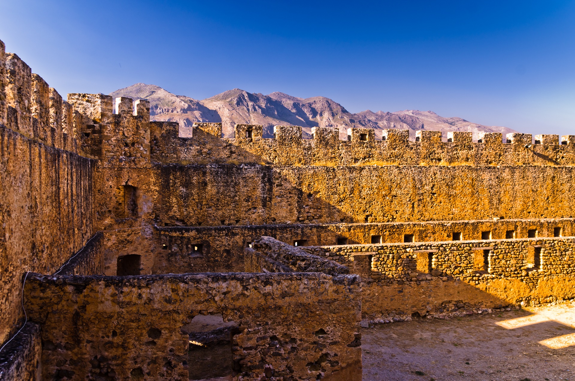 Frangokastello Castle in Crete